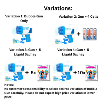 Bubble Bazooka Pro: Electric 2-in-1