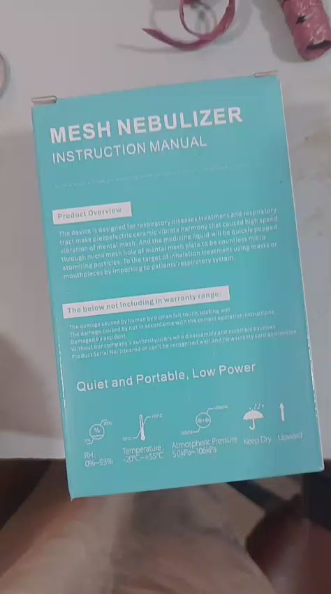 Portable Mesh Nebulizer (Model JSL-WNE02)